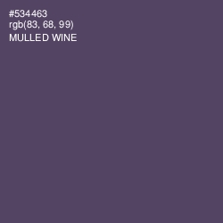 #534463 - Mulled Wine Color Image